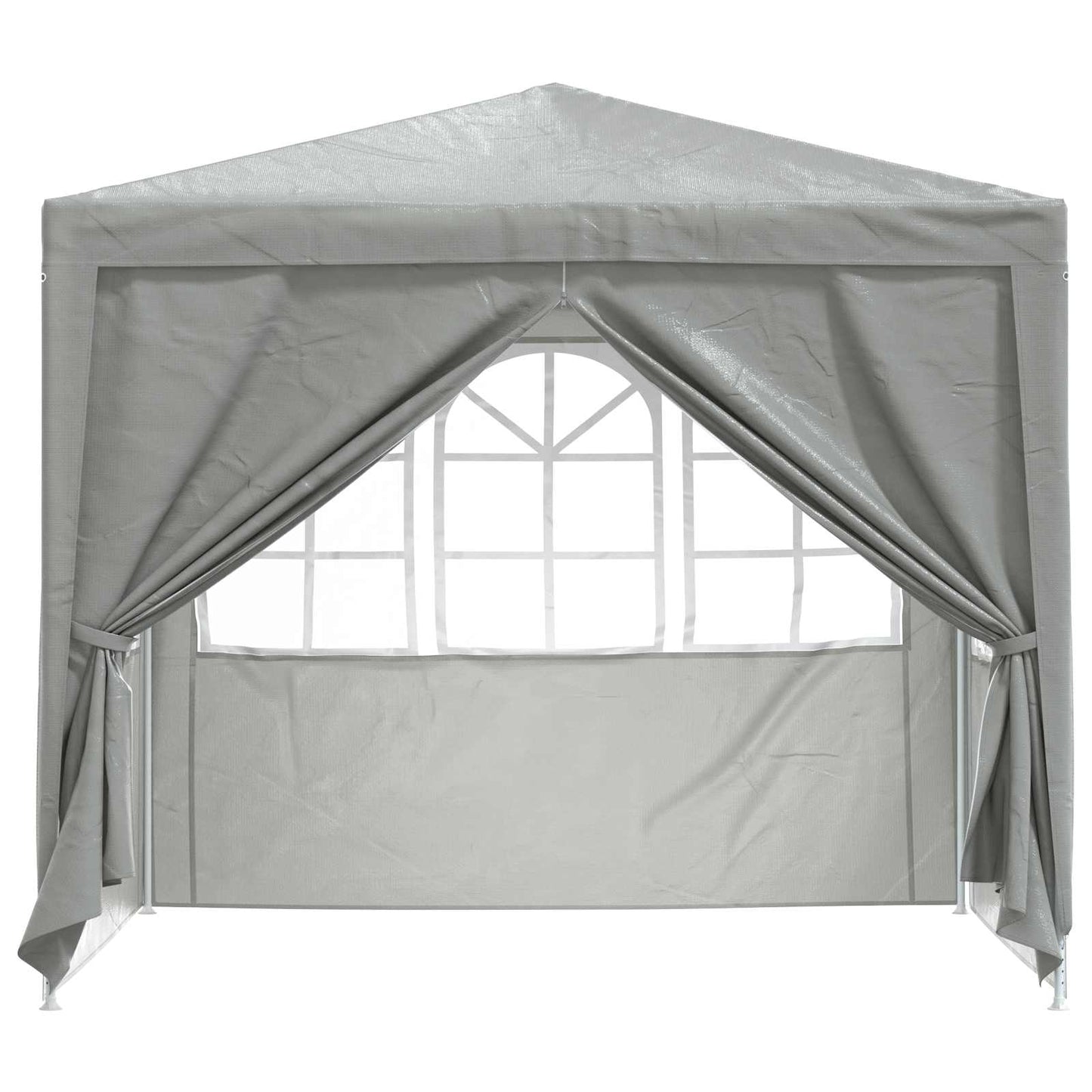 Partytent Lichtgrijs 250 x 250 x 240 cm PE en staal