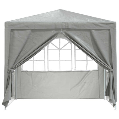 Partytent Lichtgrijs 250 x 250 x 240 cm PE en staal