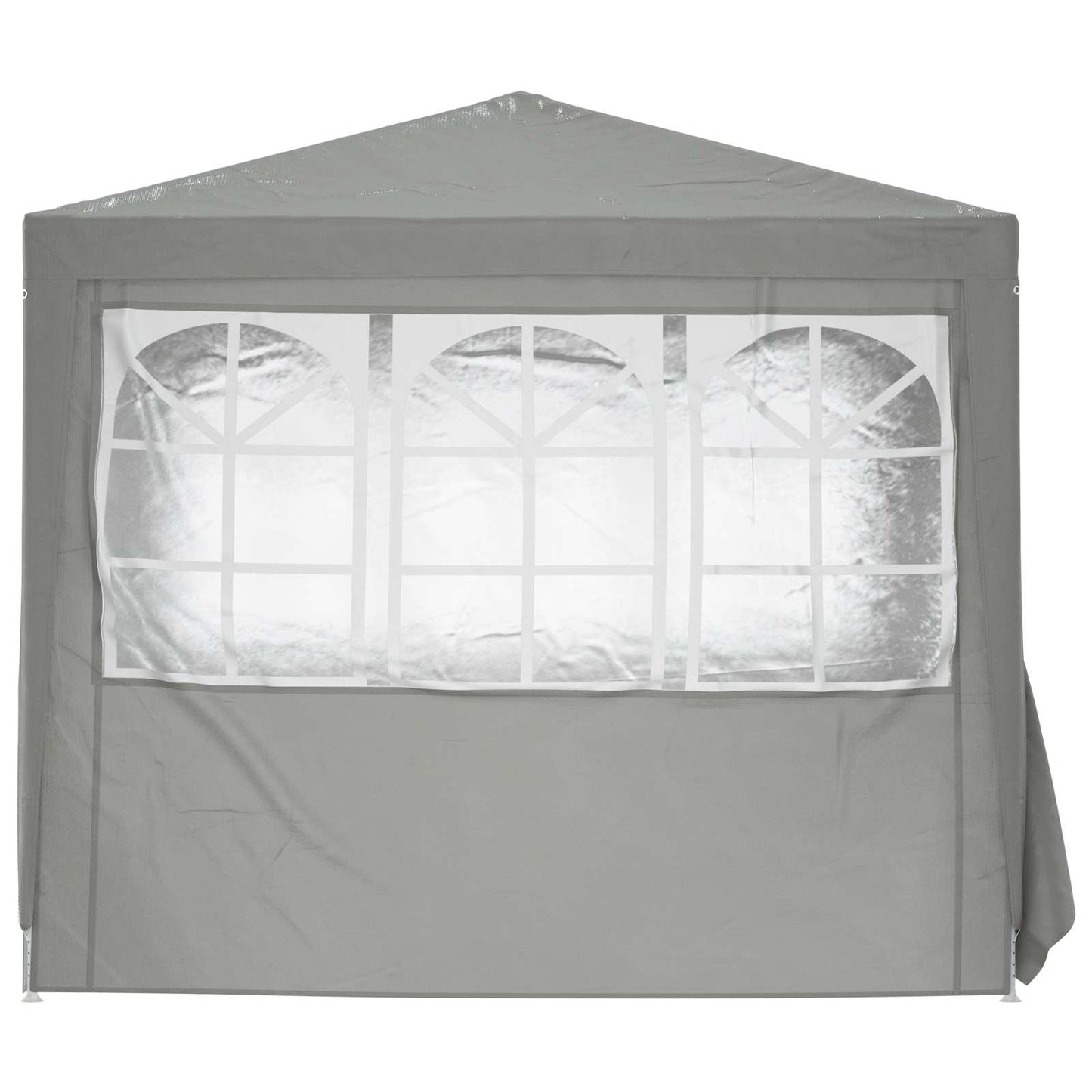 Partytent Lichtgrijs 250 x 250 x 240 cm PE en staal