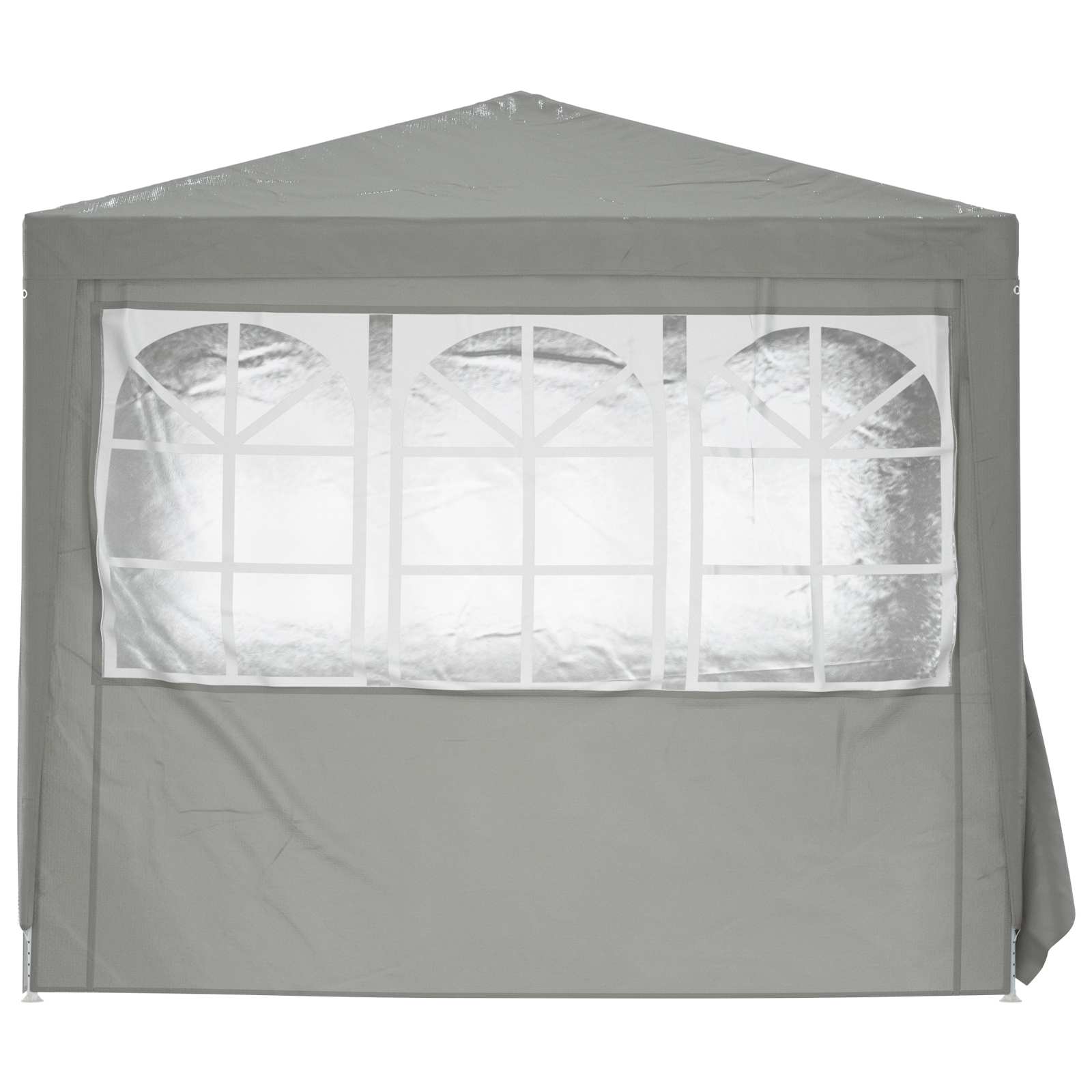 Partytent Lichtgrijs 250 x 250 x 240 cm PE en staal