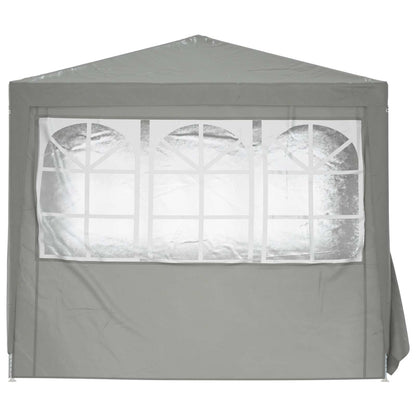 Partytent Lichtgrijs 250 x 250 x 240 cm PE en staal