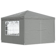 Partytent 300x300x255 cm lichtgrijs PE staal