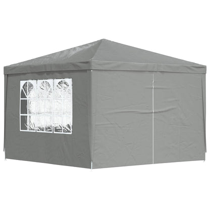 Partytent 300 x 300 x 255 cm Lichtgrijs PE en staal