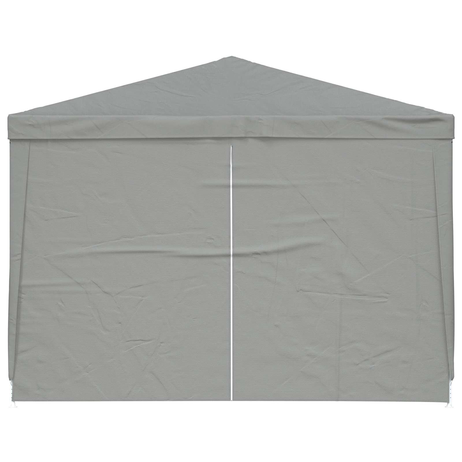Partytent 300 x 300 x 255 cm Lichtgrijs PE en staal