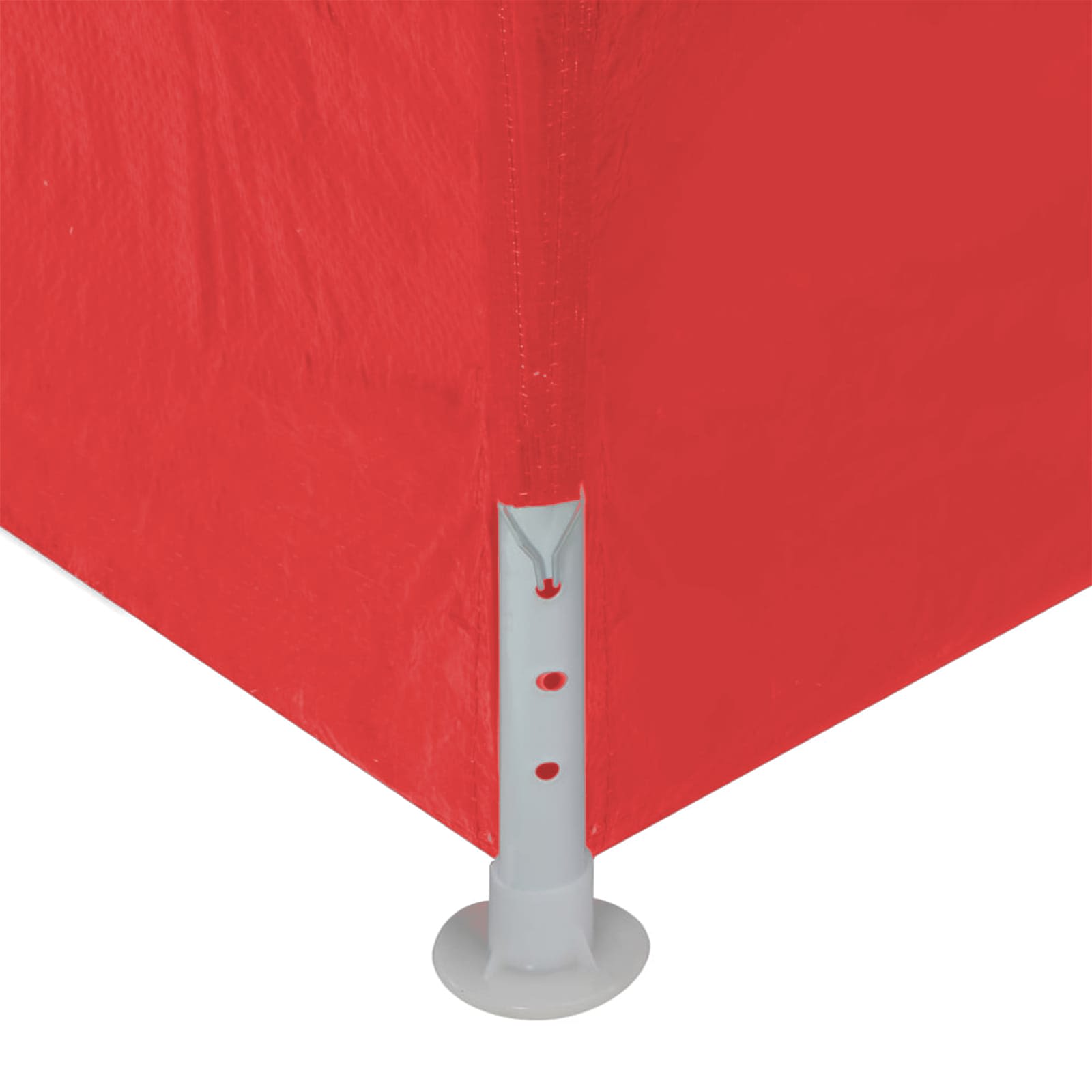 Partytent 900 x 300 x 255 cm Rood PE en staal
