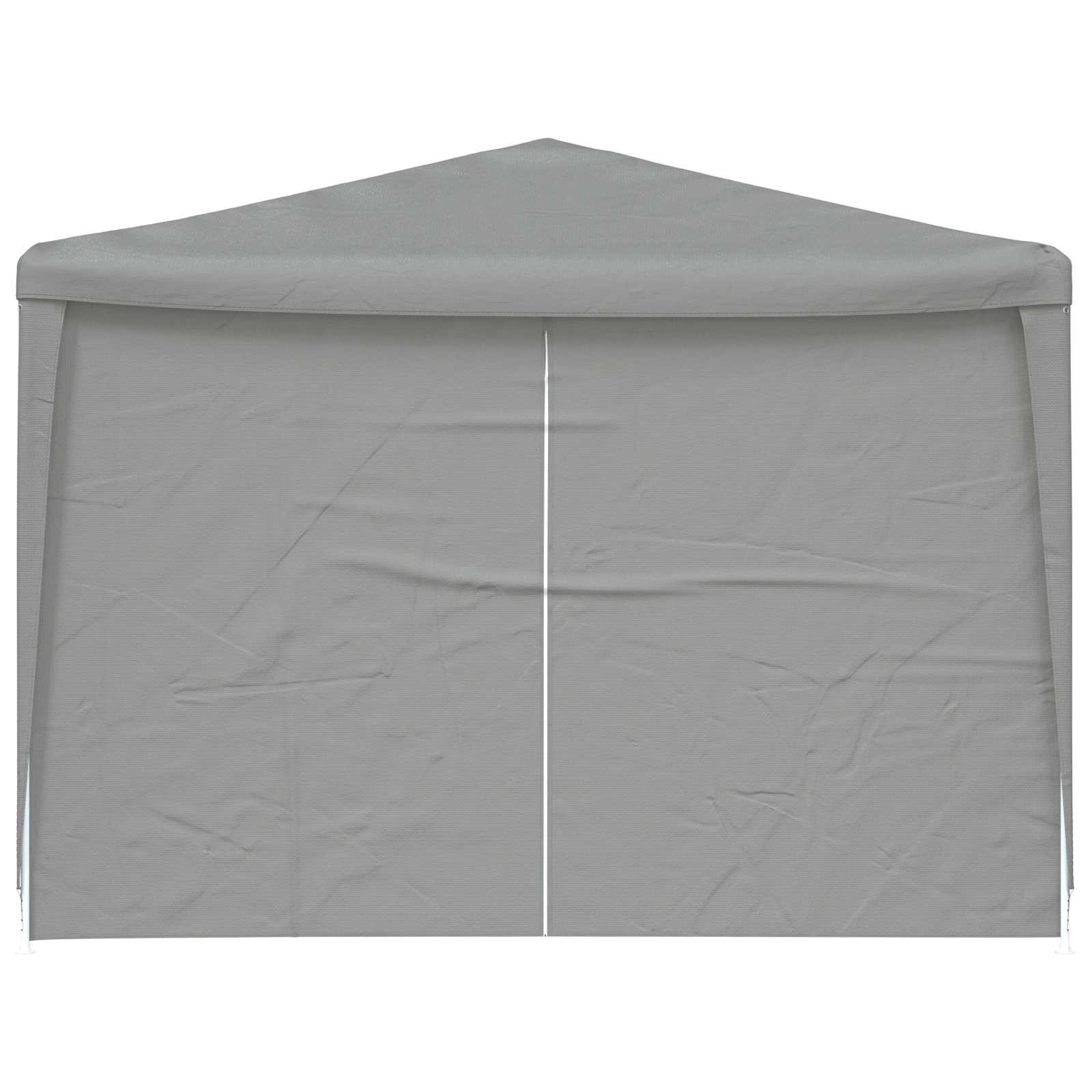 Partytent 900 x 300 x 255 cm Lichtgrijs PE en staal