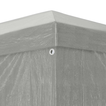 Partytent 1200 x 300 x 255 cm Lichtgrijs PE en staal