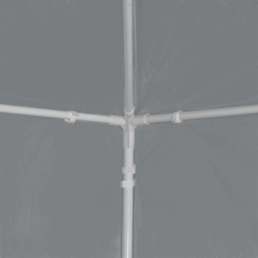 Partytent 1200 x 300 x 255 cm Lichtgrijs PE en staal