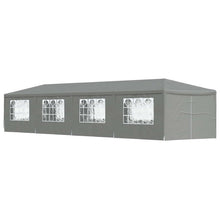 Partytent 1200 x 300 x 255 cm Lichtgrijs PE en staal