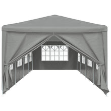 Partytent 1200 x 300 x 255 cm Lichtgrijs PE en staal
