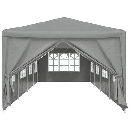 Partytent 1200 x 300 x 255 cm Lichtgrijs PE en staal