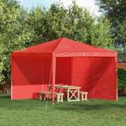 Partytent zijwand 2 stuks rood 300x195 cm