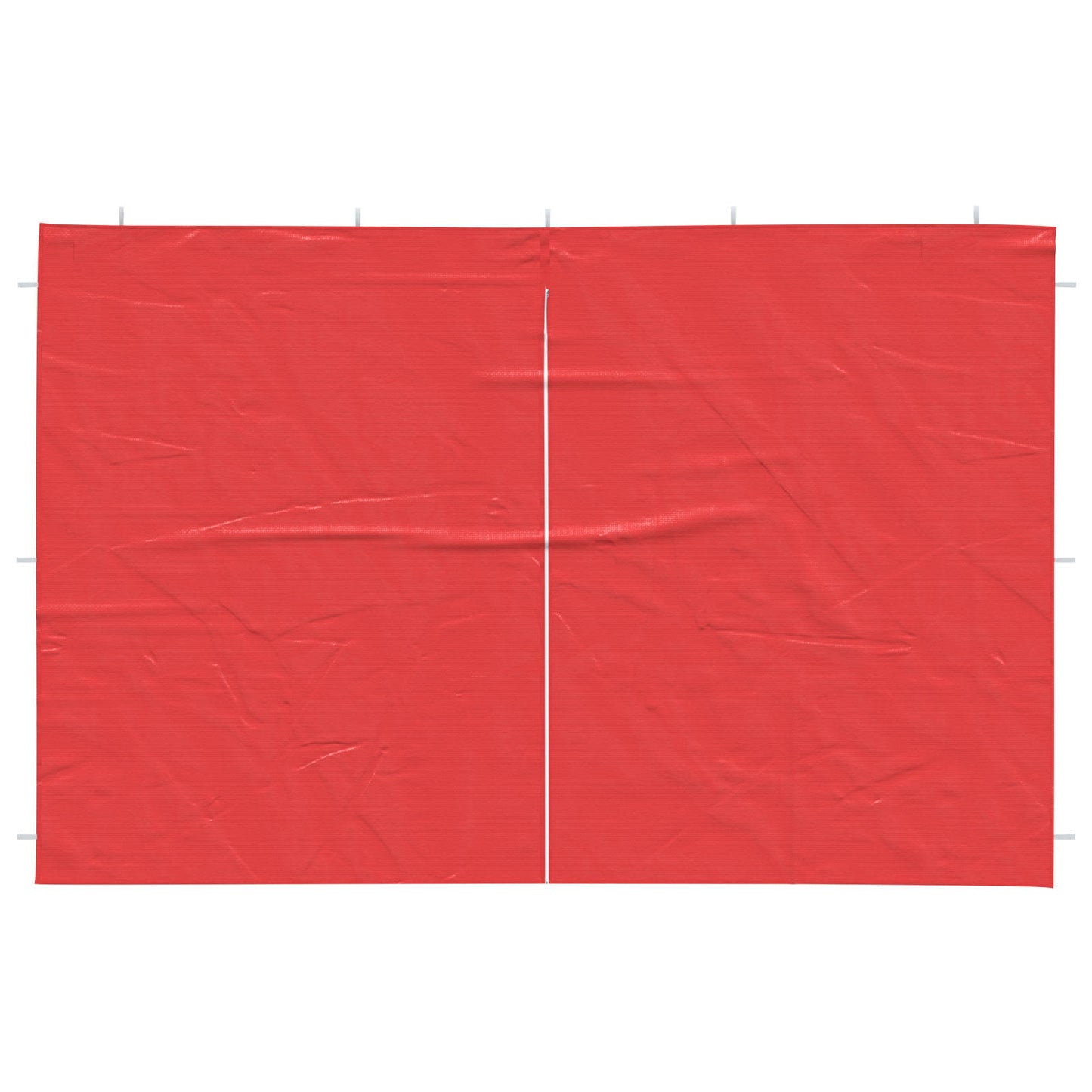 Party Tent Zijwand 2 pcs Rood 300 x 195 cm PE en staal