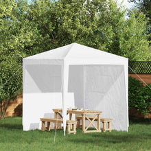 Party Tent Zijwand 2 pcs Wit 200 x 195 cm PE en staal