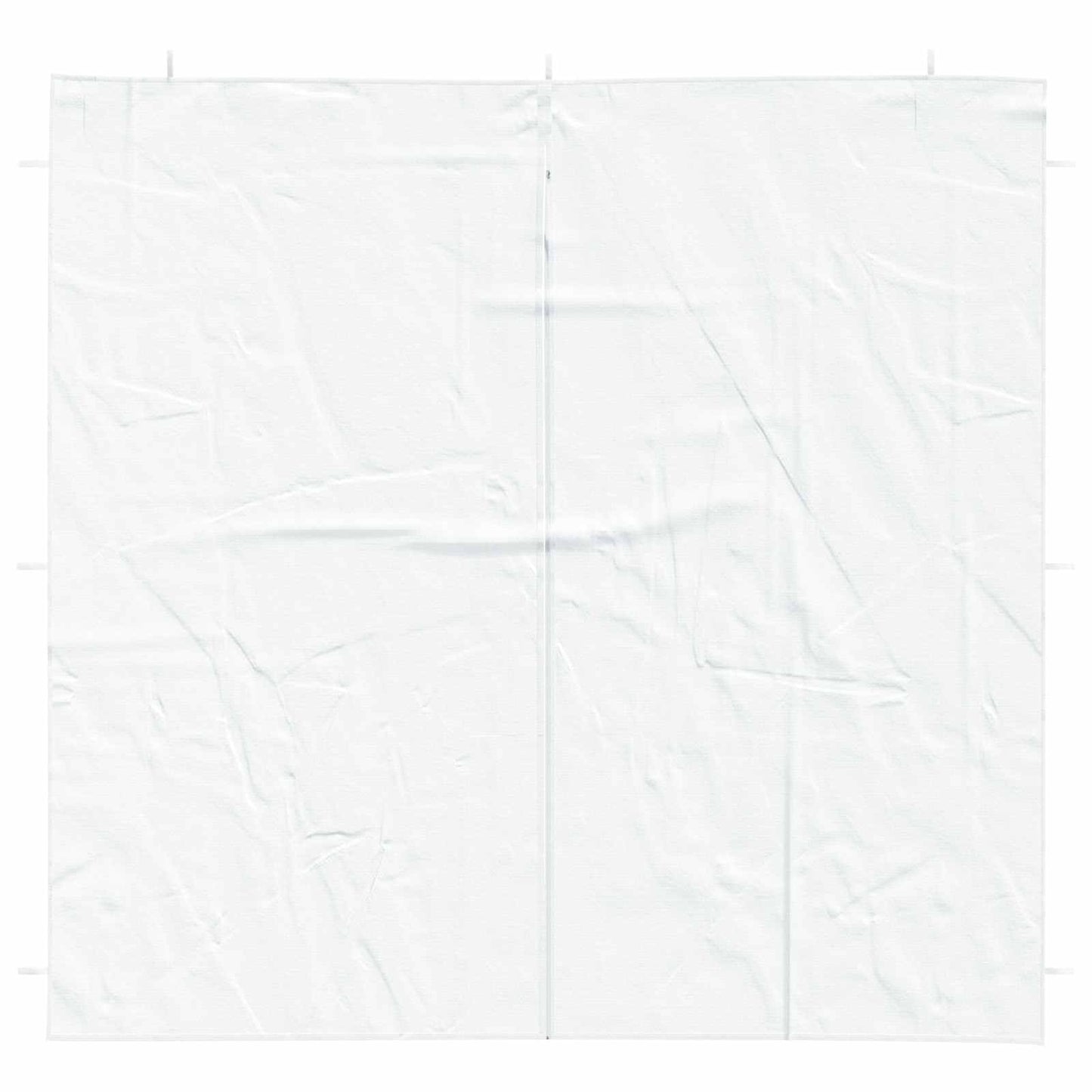 Party Tent Zijwand 2 pcs Wit 200 x 195 cm PE en staal