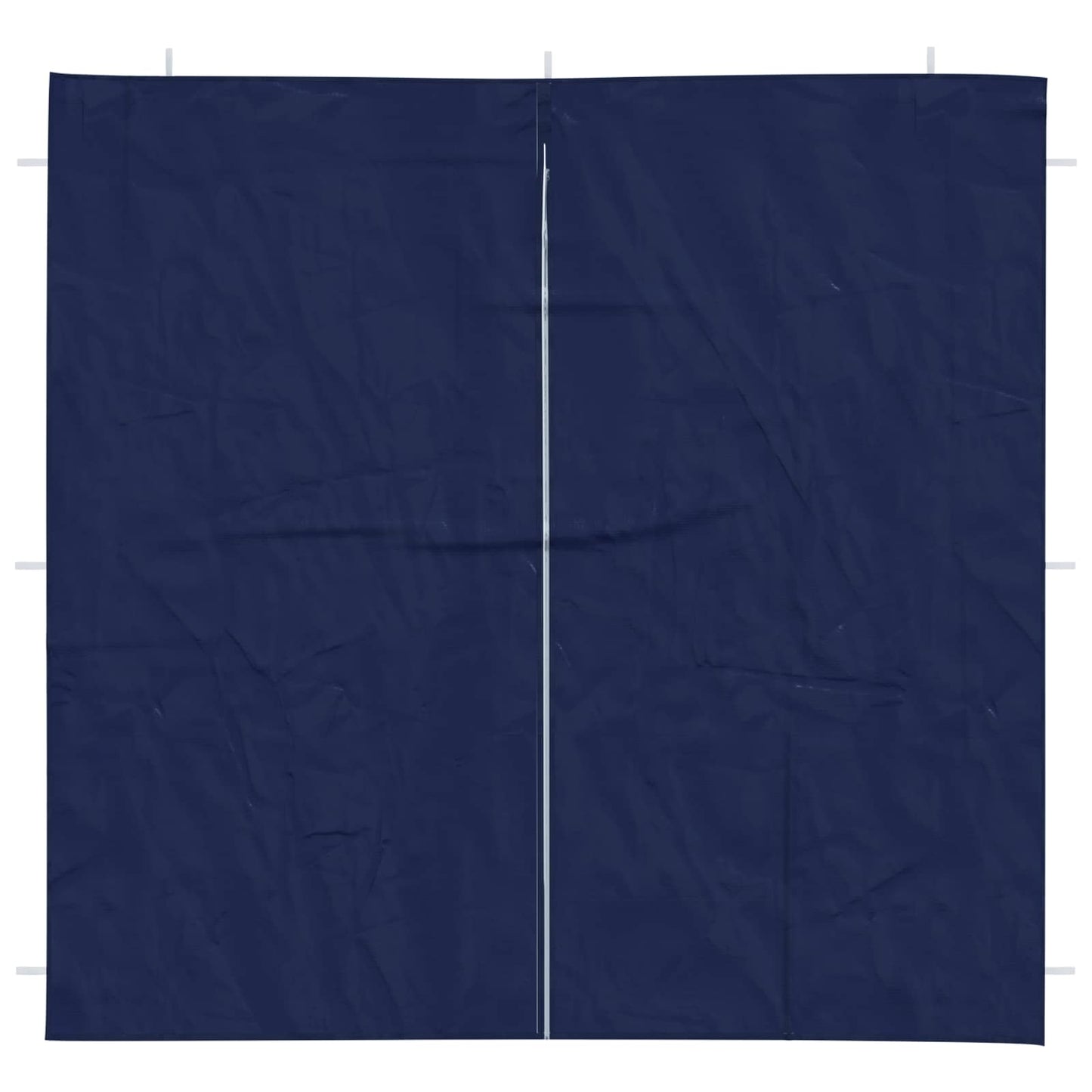 Party Tent Zijwand 2 pcs Blauw 200 x 195 cm PE en staal