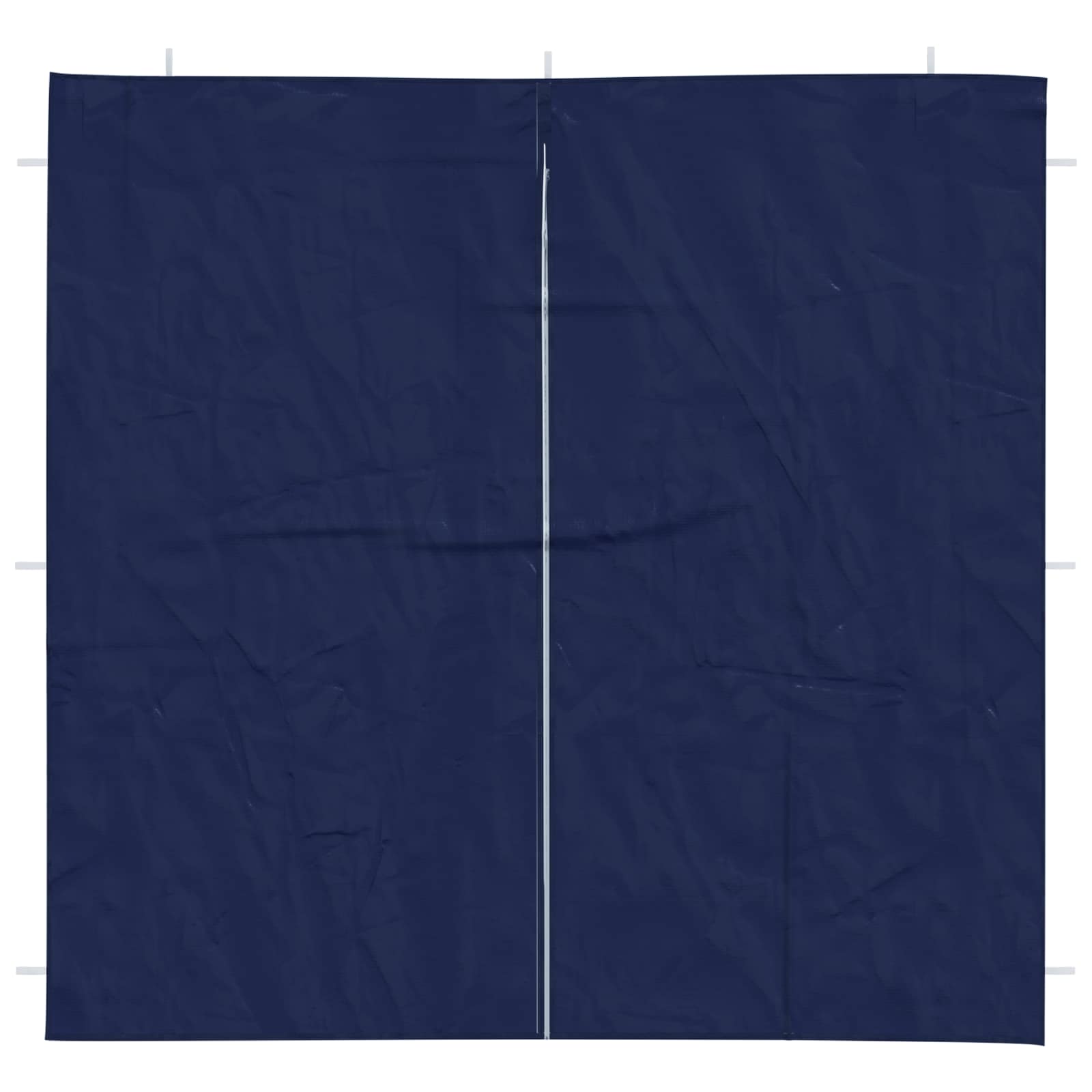 Party Tent Zijwand 2 pcs Blauw 200 x 195 cm PE en staal