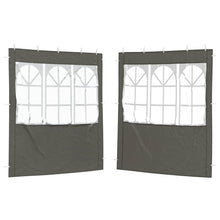 Party Tent Zijwand 2 pcs 200 x 195 cm Antracietkleurig