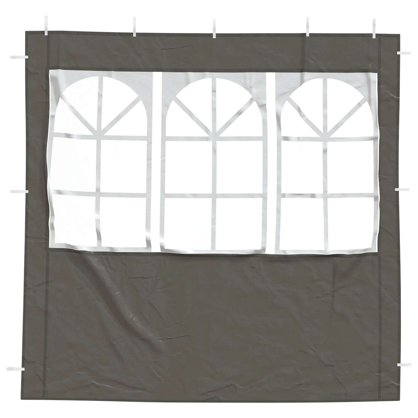Party Tent Zijwand 2 pcs 200 x 195 cm Antracietkleurig