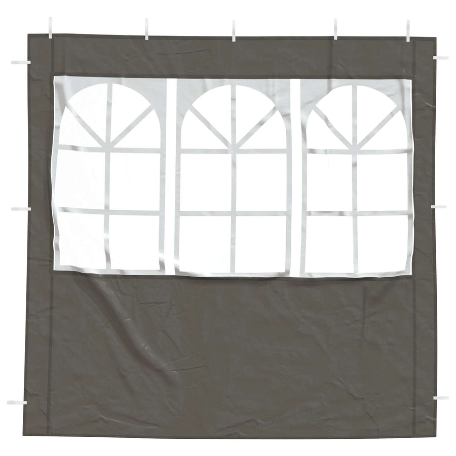 Party Tent Zijwand 2 pcs 200 x 195 cm Antracietkleurig