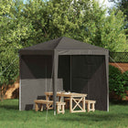 Party tent zijwand 200x195 cm antraciet (2 stuks)