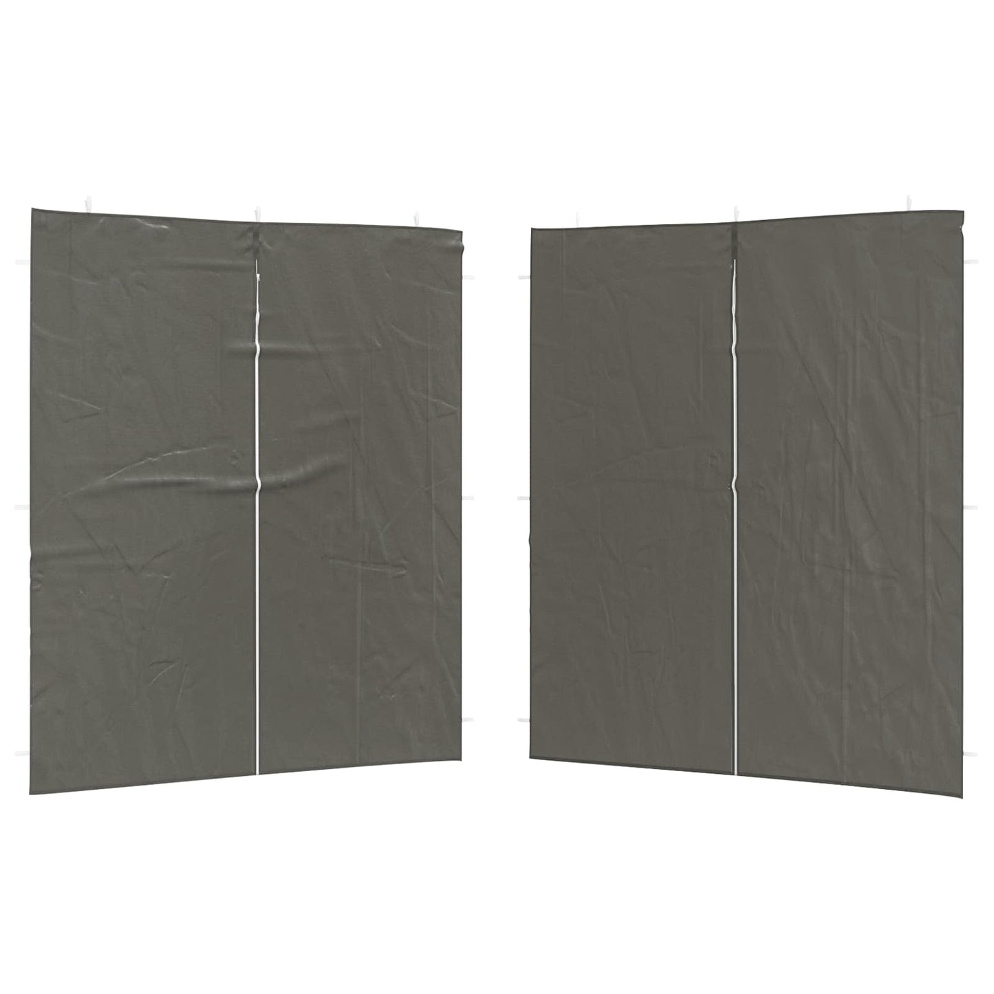 Party Tent Zijwand 2 pcs Antracietkleurig 200 x 195 cm