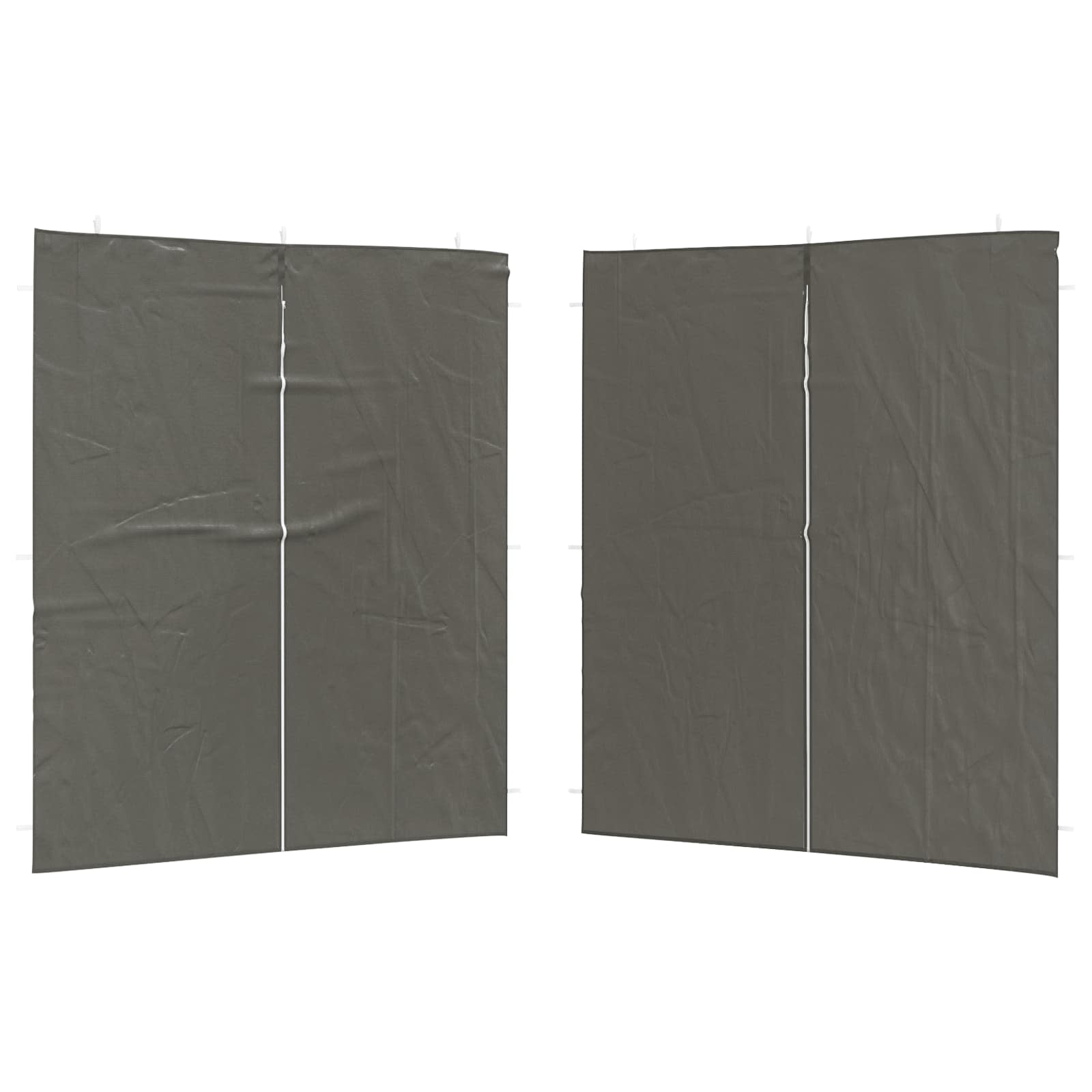 Party Tent Zijwand 2 pcs Antracietkleurig 200 x 195 cm