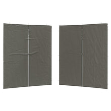 Party Tent Zijwand 2 pcs Antracietkleurig 200 x 195 cm