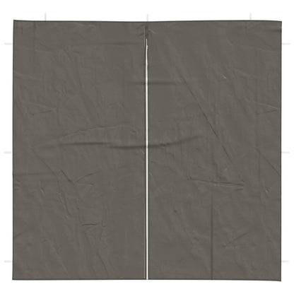 Party Tent Zijwand 2 pcs Antracietkleurig 200 x 195 cm