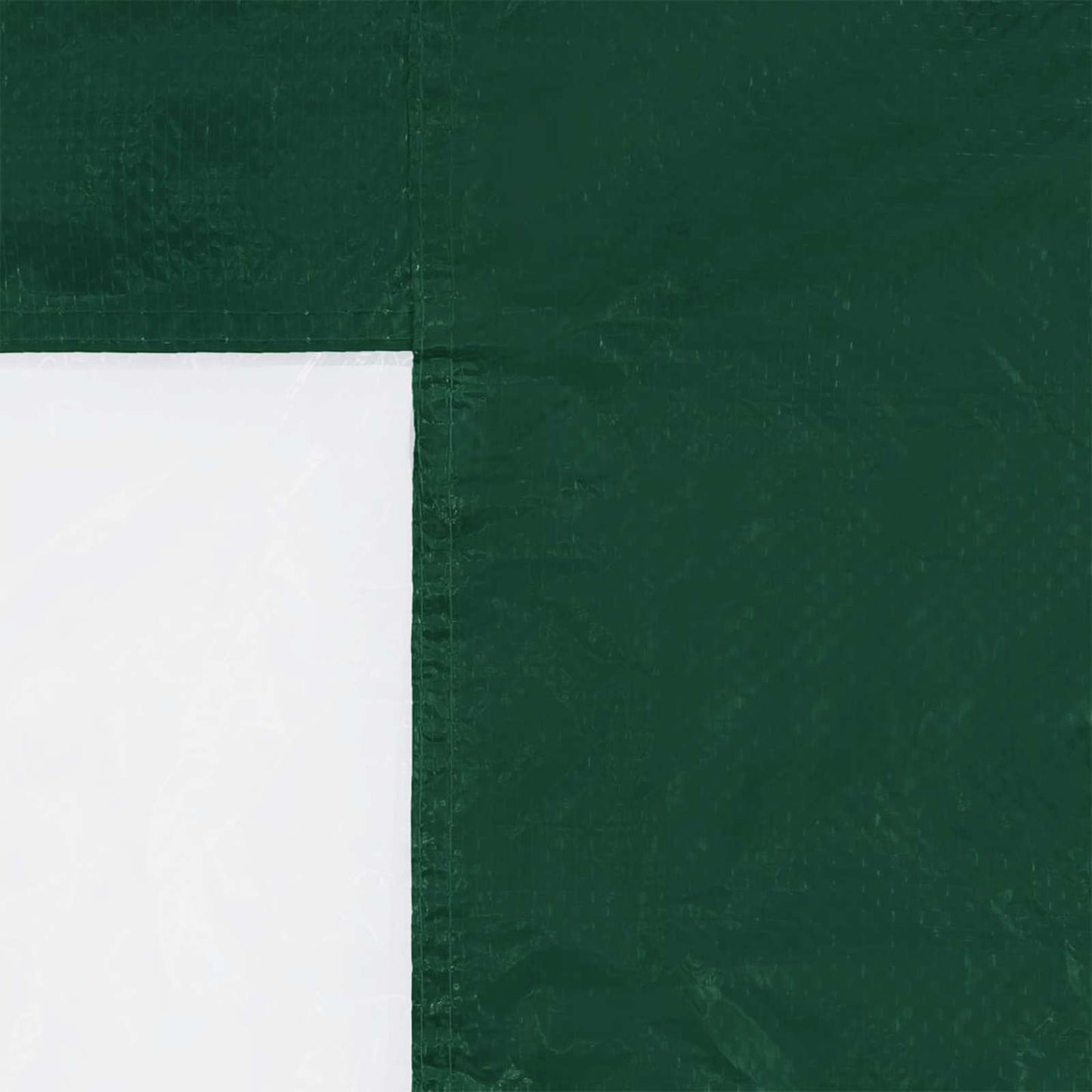 Party Tent Zijwand 2 pcs 200 x 195 cm Groen PE en staal