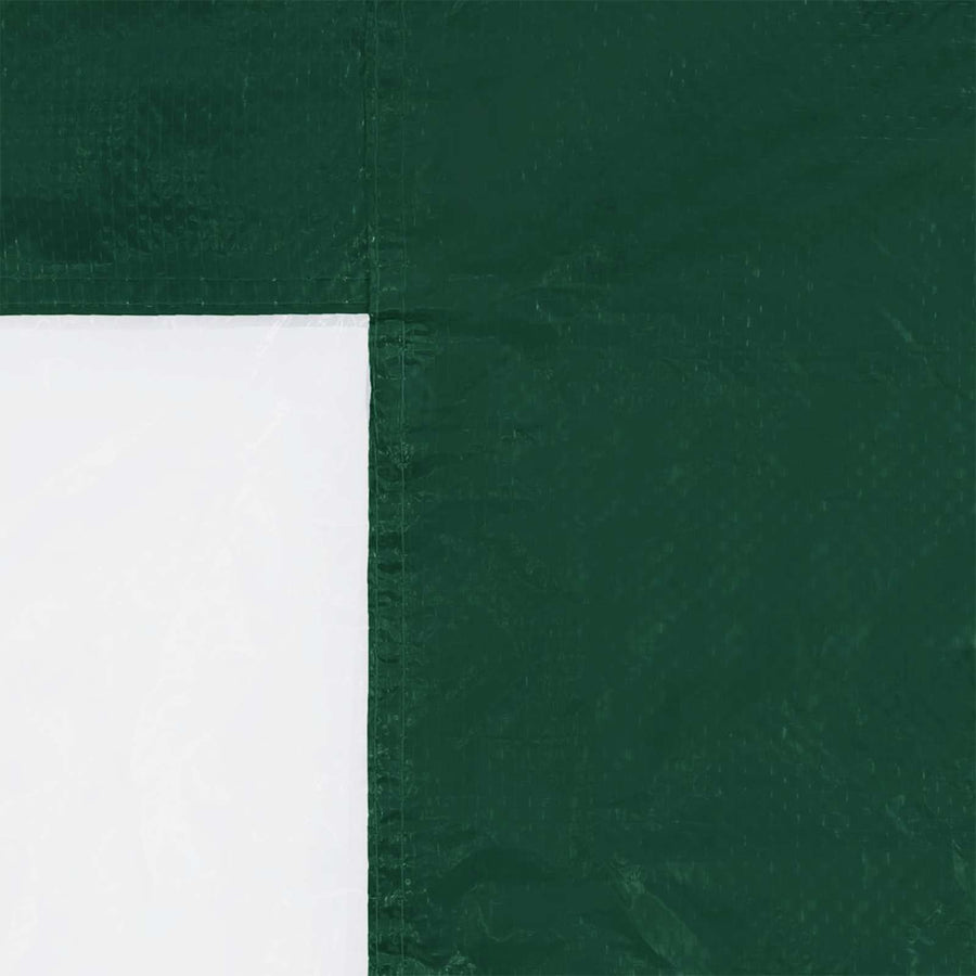 Party Tent Zijwand 2 pcs 200 x 195 cm Groen PE en staal