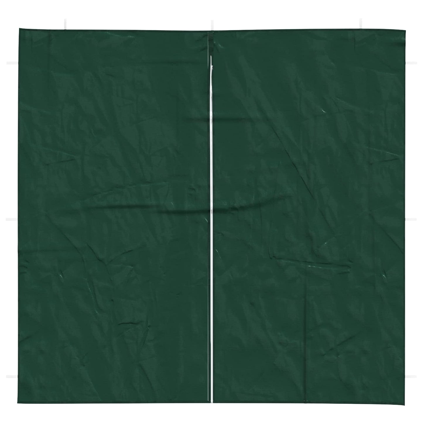 Party Tent Zijwand 2 pcs Groen 200 x 195 cm PE en staal
