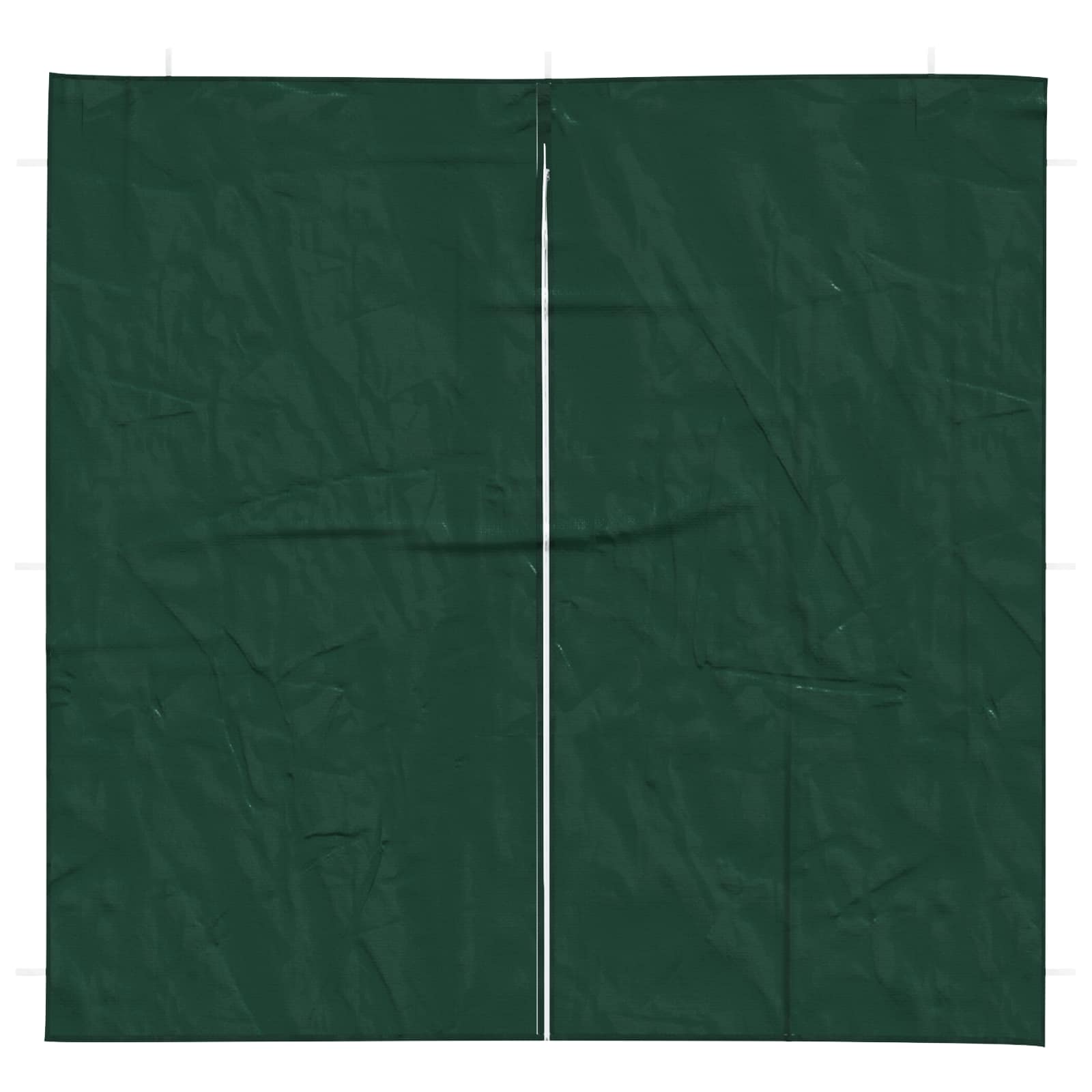 Party Tent Zijwand 2 pcs Groen 200 x 195 cm PE en staal