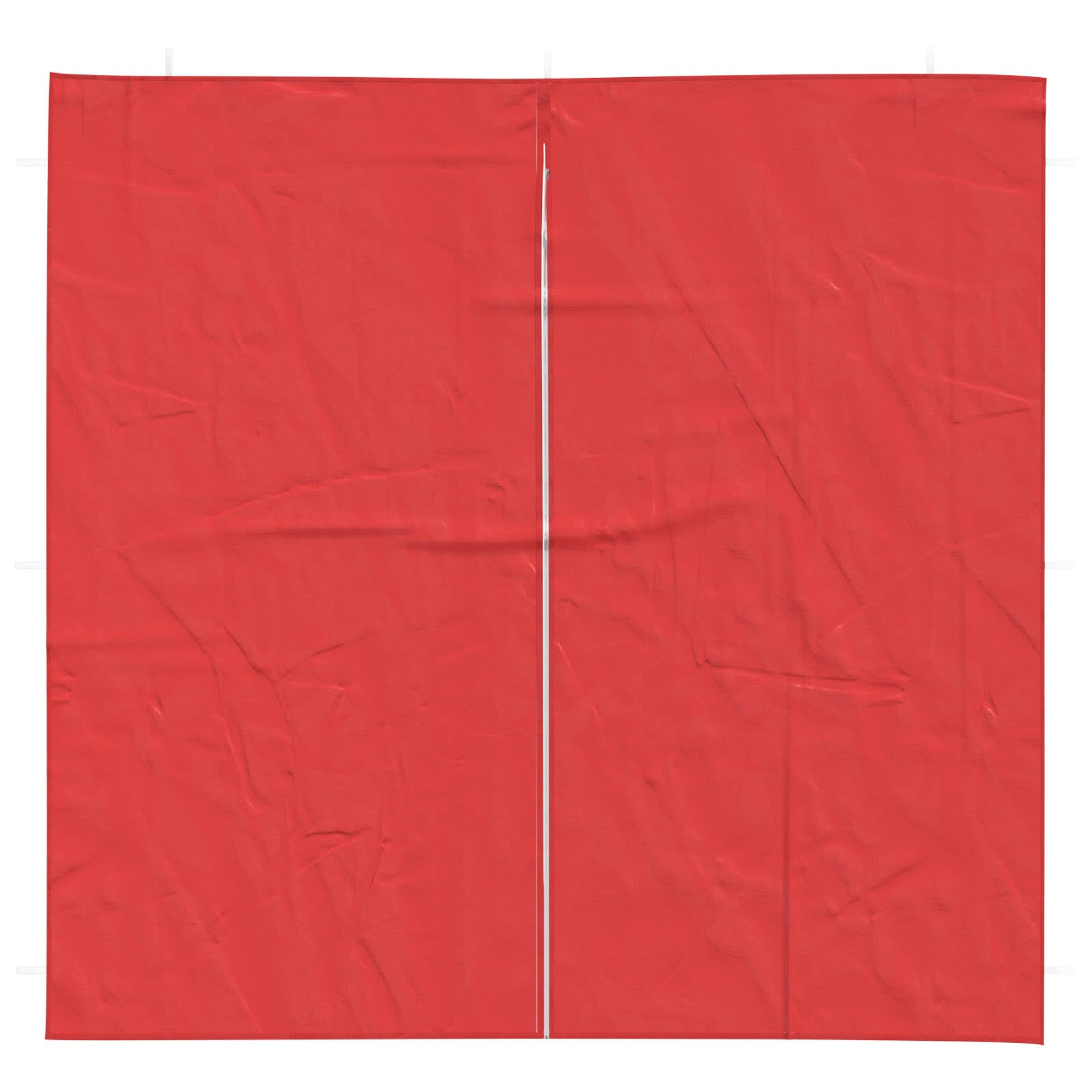 Party Tent Zijwand 2 pcs Rood 200 x 195 cm PE en staal