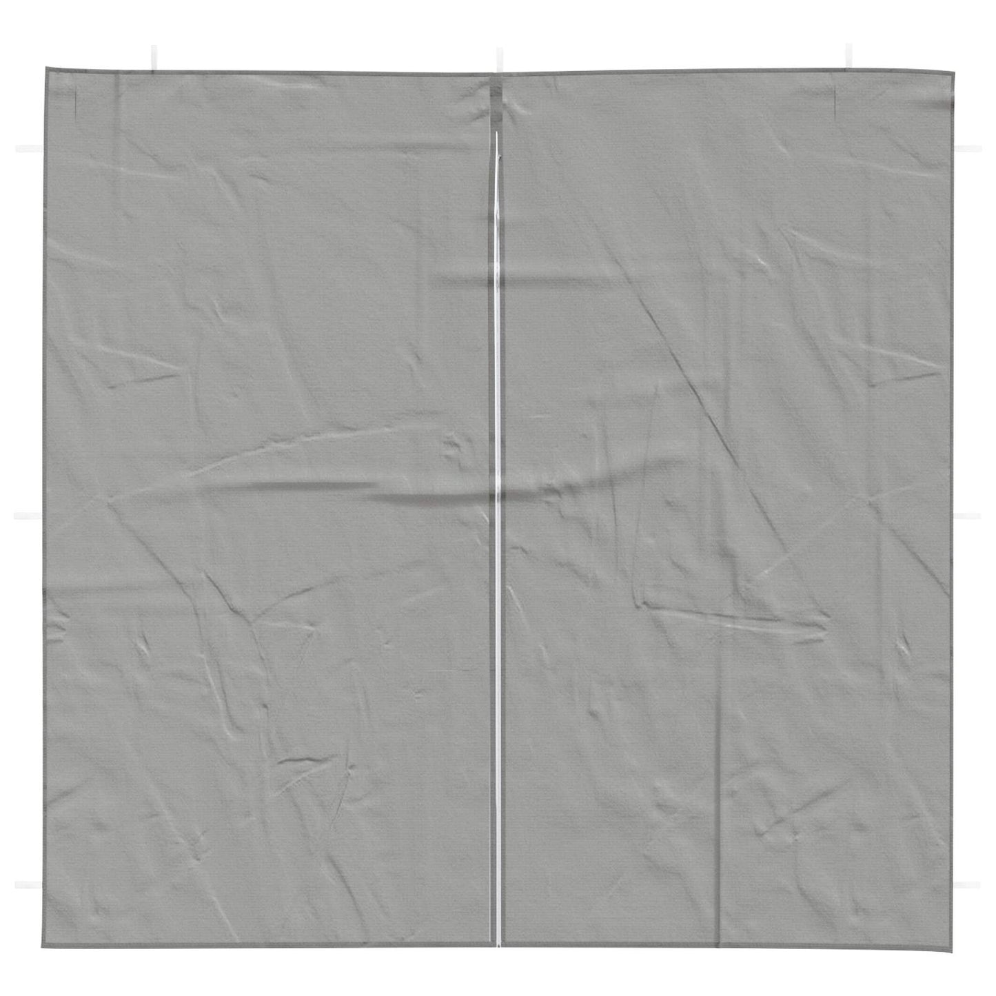 Party Tent Zijwand 2 pcs Lichtgrijs 200 x 195 cm PE en staal