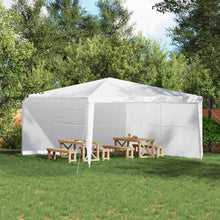 Party Tent Zijwand 2 pcs Wit 400 x 195 cm PE en staal