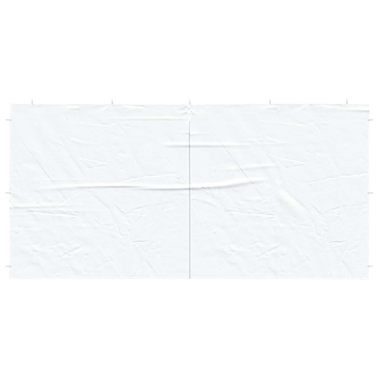Party Tent Zijwand 2 pcs Wit 400 x 195 cm PE en staal