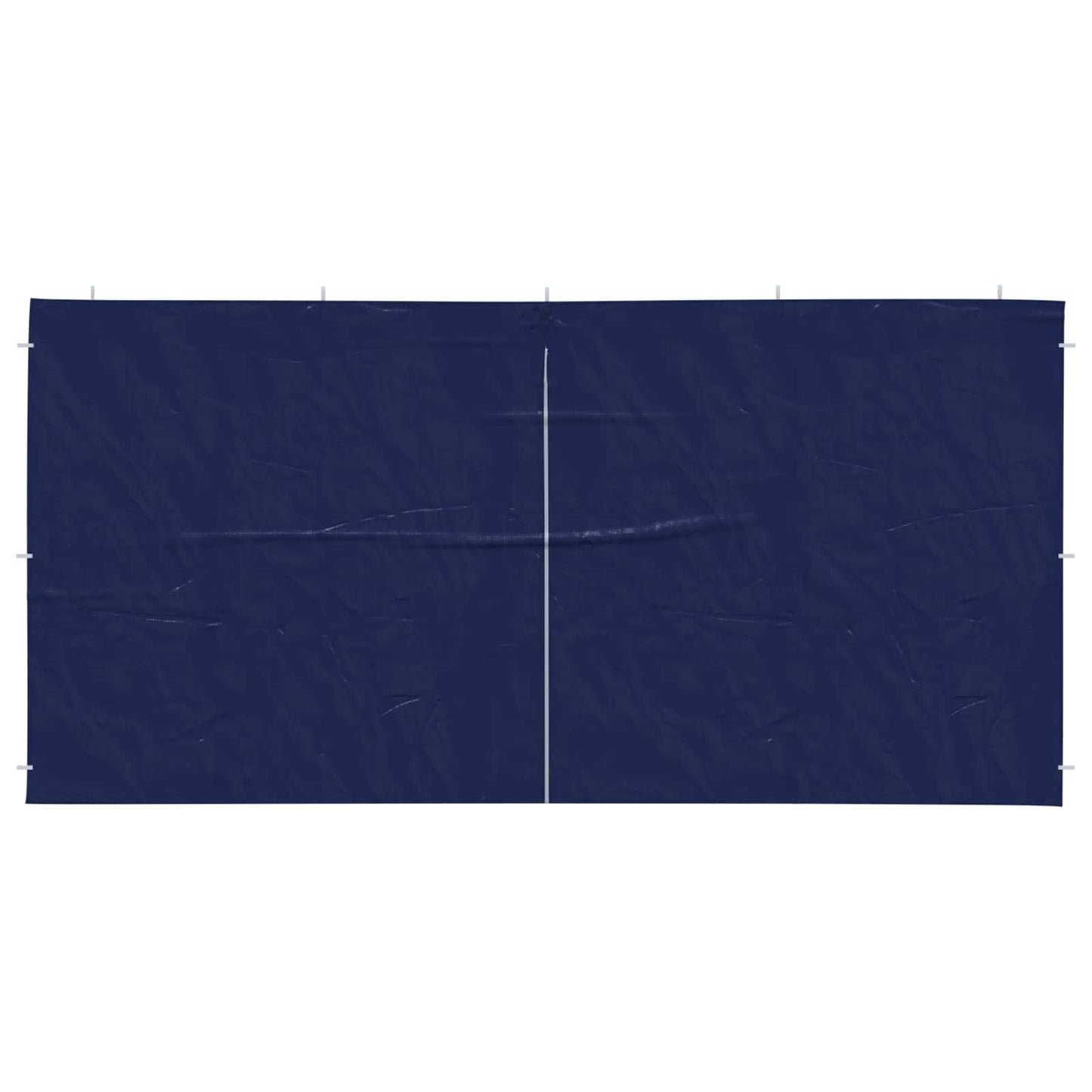 Party Tent Zijwand 2 pcs Blauw 400 x 195 cm PE en staal