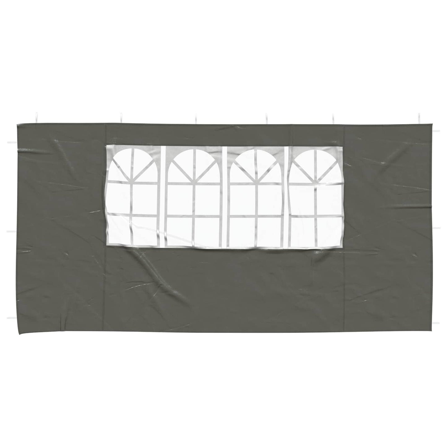 Party Tent Zijwand 2 pcs 400 x 195 cm Antracietkleurig