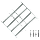 Security grille for windows with 4 crossbars 3 pcs
