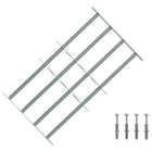 Security grille for windows with 4 crossbars 3 pcs