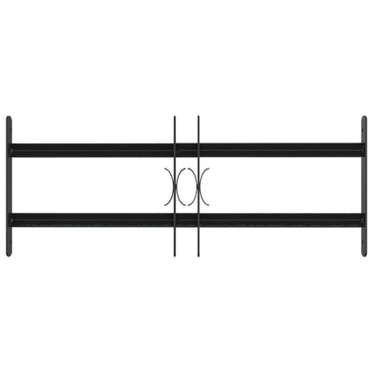 Beveiligingsrooster voor ramen met 2 kruisregels 3 pcs 43-74 cm
