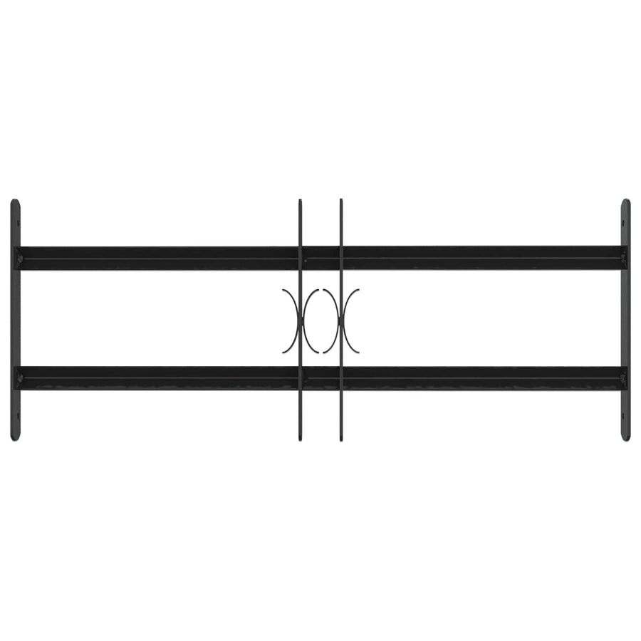 Beveiligingsrooster voor ramen met 2 kruisregels 3 pcs 43-74 cm