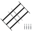Window security grid with 3 crossbars 3 pcs