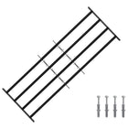 Security grille for windows with 4 crossbars 3 pcs