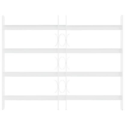 Beveiligingsrooster voor ramen met 4 kruisbalken 3 pcs 43-74 cm