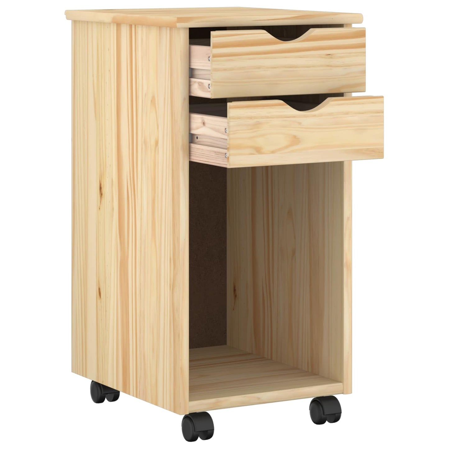 Rolling Kast Bruin 34 x 39 x 65,5 cm Massief grenenhout