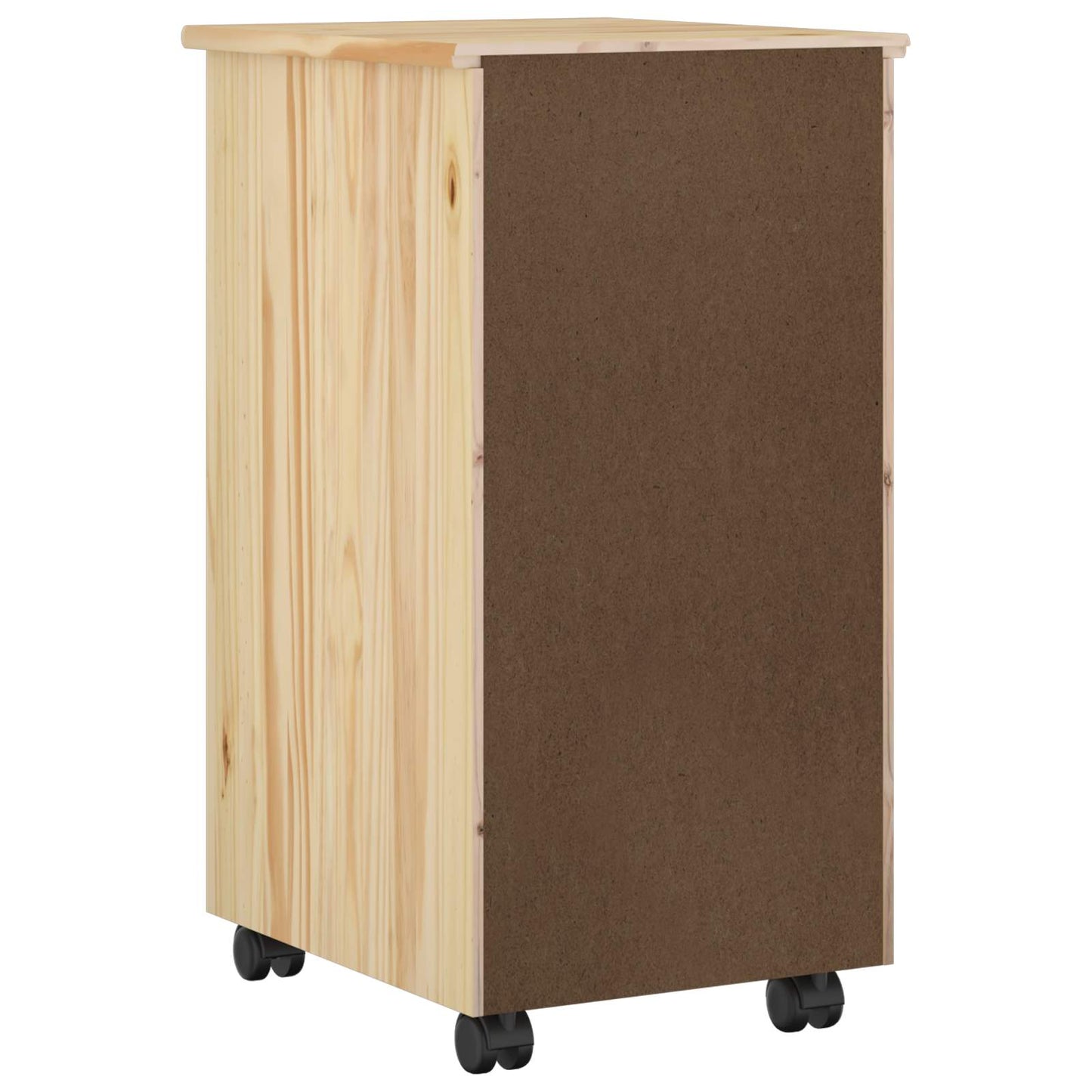 Rolling Kast Bruin 34 x 39 x 65,5 cm Massief grenenhout