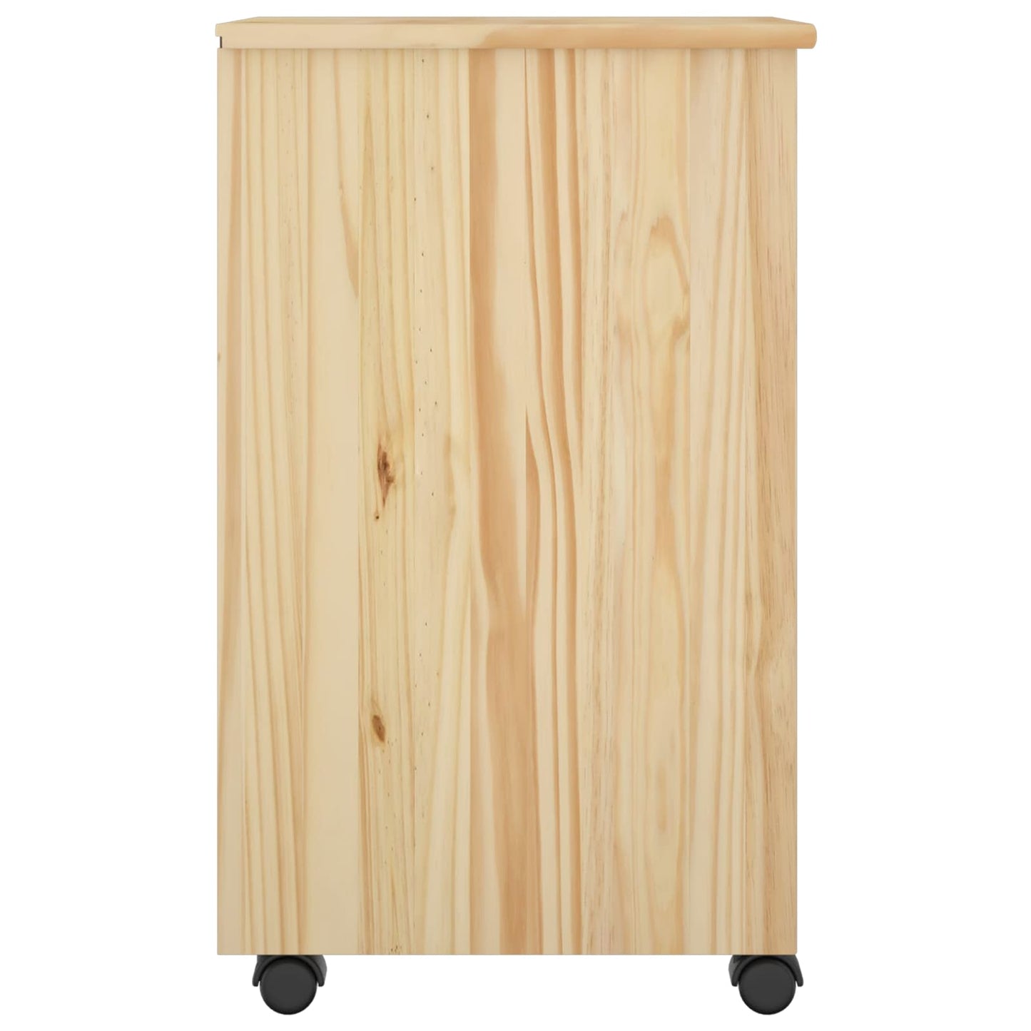 Rolling Kast Bruin 34 x 39 x 65,5 cm Massief grenenhout