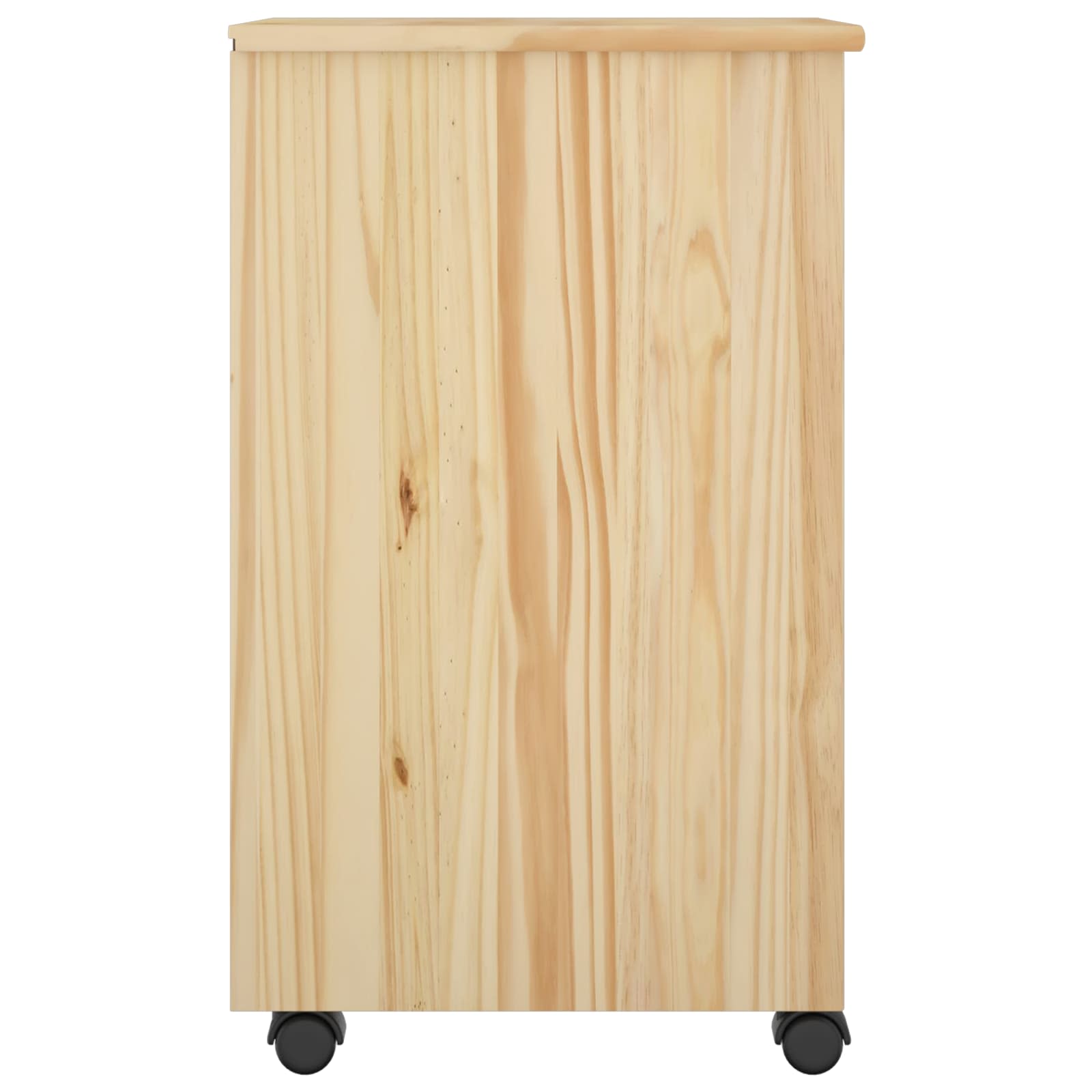 Rolling Kast Bruin 34 x 39 x 65,5 cm Massief grenenhout